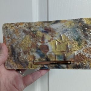 Brahmin Poppyseed Ady Wallet in GUC